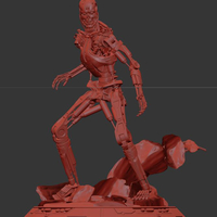 Terminator T-800 Endoskeleton Rekvizit T1  - Thumbnail 2