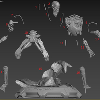 Terminator T-800 Endoskeleton Rekvizit T1  - Thumbnail 5