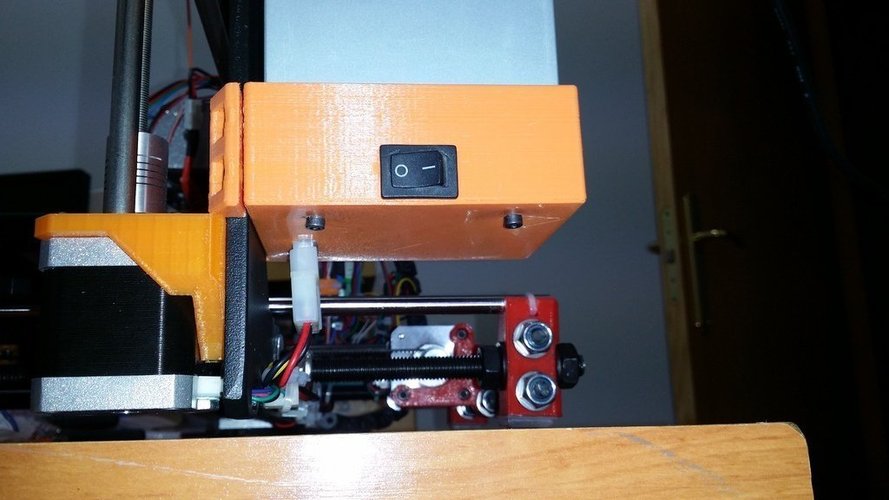 Power supply holder for Prusa I3 with 6mm aluminium frame 3D Print 51157