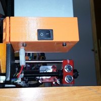 Power supply holder for Prusa I3 with 6mm aluminium frame - Thumbnail 7