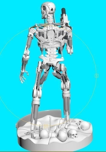 Terminator T-800 Endoskeleton Rekvizit T2 3D Print 511582