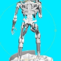 Terminator T-800 Endoskeleton Rekvizit T2 - Thumbnail 8