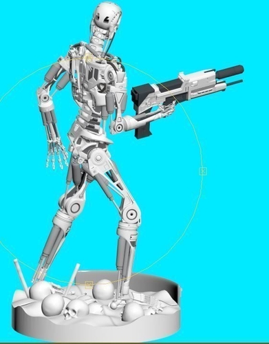 Terminator T-800 Endoskeleton Rekvizit T2 3D Print 511584