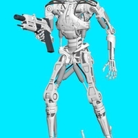 Terminator T-800 Endoskeleton Rekvizit T2 - Thumbnail 12