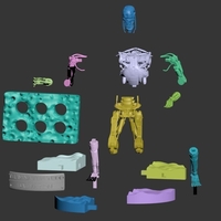 Terminator T-800 Endoskeleton Rekvizit T4 - Thumbnail 3