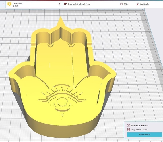 PHATIMA´S HAND ASHTRAY 3D Print 511629