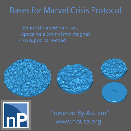 Marvel Crisis Protocol Bases 3D Print 511636