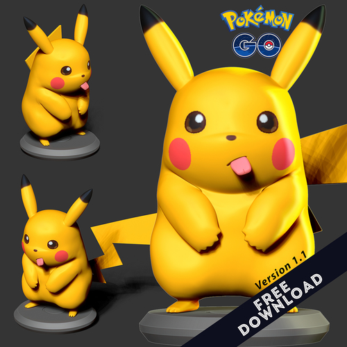 Pikachu Fanart  3D Print 511648