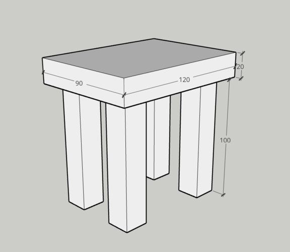 Table 3D Print 511692