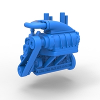 Twin turbo supercharged straight-six engine 1:25 - Thumbnail 2