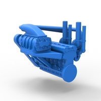 Twin turbo supercharged straight-six engine 1:25 - Thumbnail 9