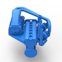 Twin turbo supercharged straight-six engine 1:25 - Thumbnail 12