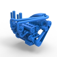 Twin turbo supercharged straight-six engine 1:25 - Thumbnail 16