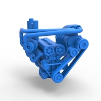 Twin turbo supercharged straight-six engine 1:25 - Thumbnail 17