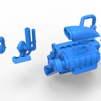 Twin turbo supercharged straight-six engine 1:25 - Thumbnail 19