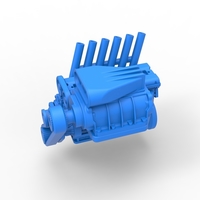  Supercharged straight-six engine 1:25 - Thumbnail 4