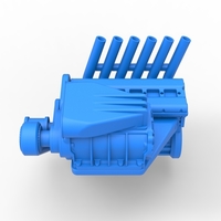  Supercharged straight-six engine 1:25 - Thumbnail 8