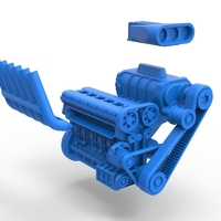  Supercharged straight-six engine 1:25 - Thumbnail 20