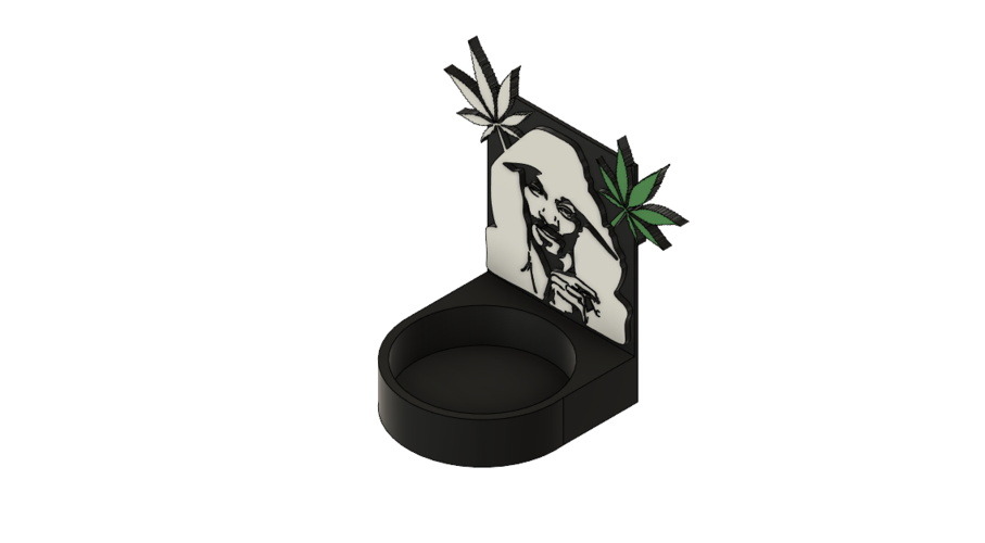 SNOOP DOGG ASHTRAY - SMOKE LIKE SNOOP 3D Print 511781