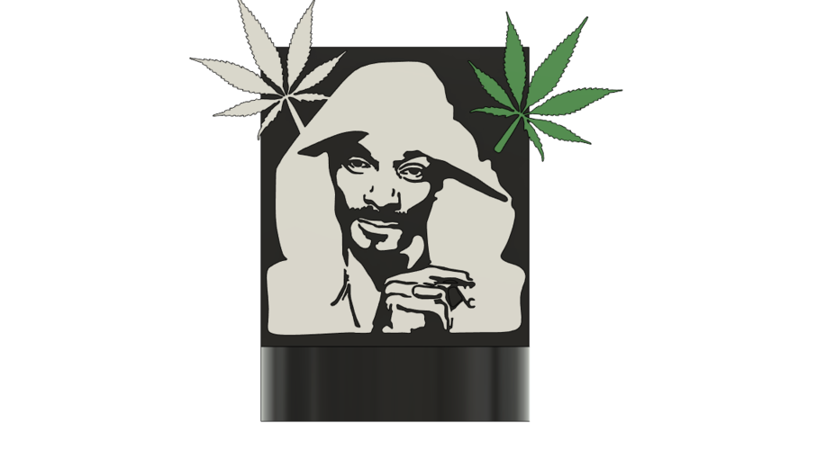 SNOOP DOGG ASHTRAY - SMOKE LIKE SNOOP 3D Print 511782