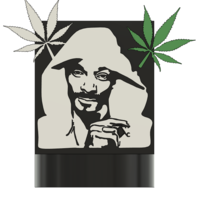 Small SNOOP DOGG ASHTRAY - SMOKE LIKE SNOOP 3D Printing 511782