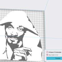 SNOOP DOGG WALL ART - THE DOGGFATHER - Thumbnail 3