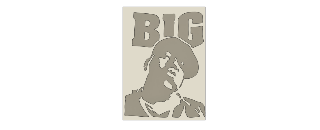 BIGGIE SMALLS WALL ART - THE NOTORIOUS B.I.G. 3D Print 511793