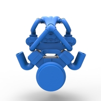 Diecast engine V8 with triple supercharger 1:25 - Thumbnail 13