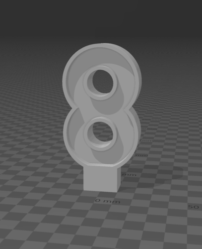 Birthday Candle Numbers 0 to 9 3D Print 511827