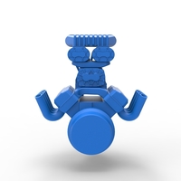 Engine V8 with triple supercharger Version 2 Scale 1:25 - Thumbnail 11