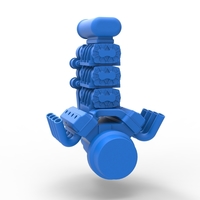 Engine V8 with triple supercharger Version 3 Scale 1:25 - Thumbnail 8