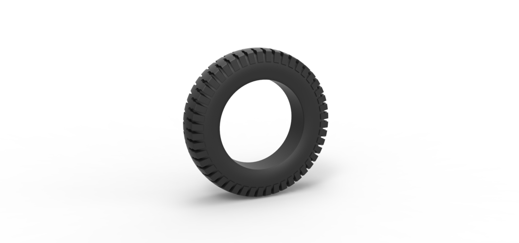 Military tire 8 Scale 1:10 3D Print 511916