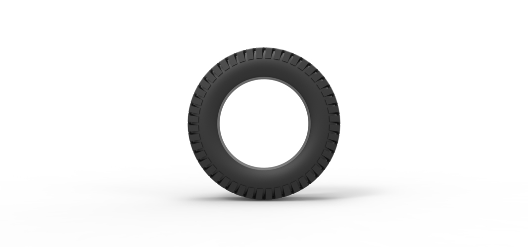 Military tire 8 Scale 1:10 3D Print 511920