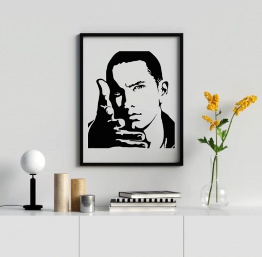 EMINEM WALL ART - MARSHALL MATHERS TRIBUTE 3D Print 511981