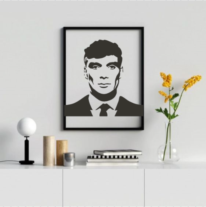 TOMMY SHELBY WALL DECOR - PEAKY BLINDERS FAN ART