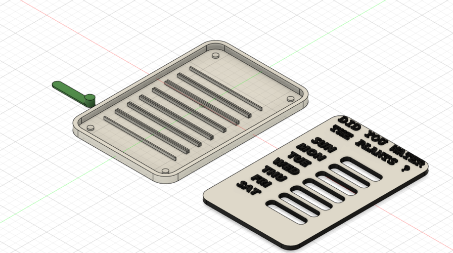 PLANT WATERING REMINDER HELPER 3D Print 511987