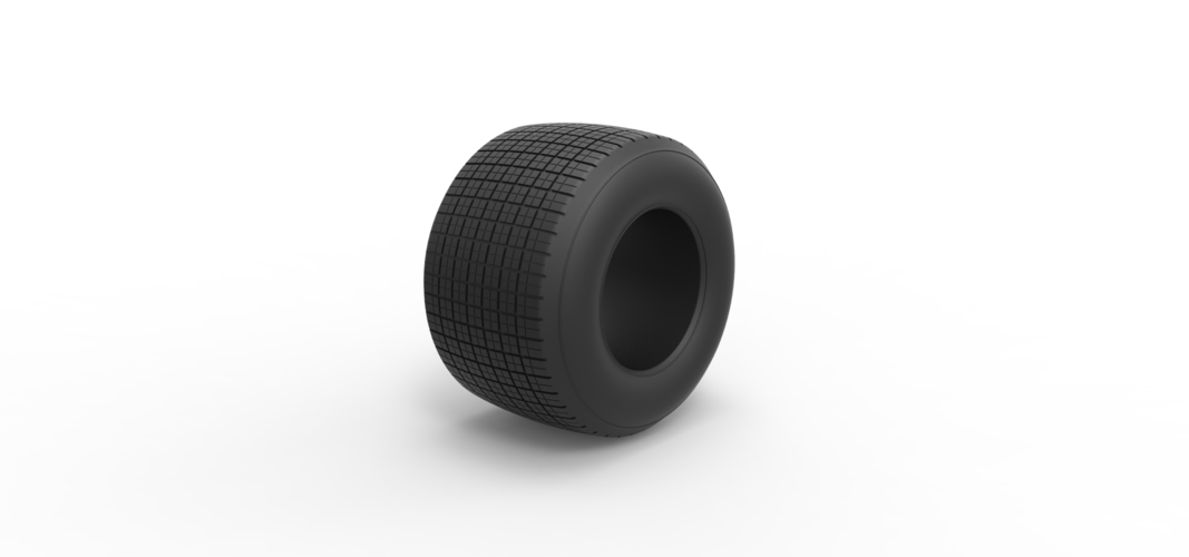 Diecast Dirt Sprint racing tire 2 Scale 1:25 3D Print 512098