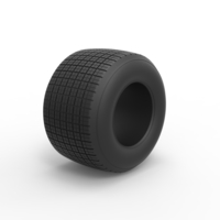 Dirt Sprint racing tire 2 Scale 1:25 - Thumbnail 2