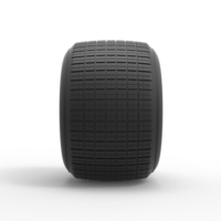 Dirt Sprint racing tire 2 Scale 1:25 - Thumbnail 4