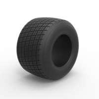 Dirt Sprint racing tire 4 Scale 1:25 - Thumbnail 2