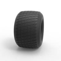 Dirt Sprint racing tire 4 Scale 1:25 - Thumbnail 3