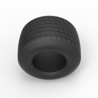 Dirt Sprint racing tire 4 Scale 1:25 - Thumbnail 6