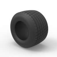 Dirt Sprint racing tire 4 Scale 1:25 - Thumbnail 7