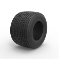 Dirt Sprint racing tire 6 Scale 1:25 - Thumbnail 2