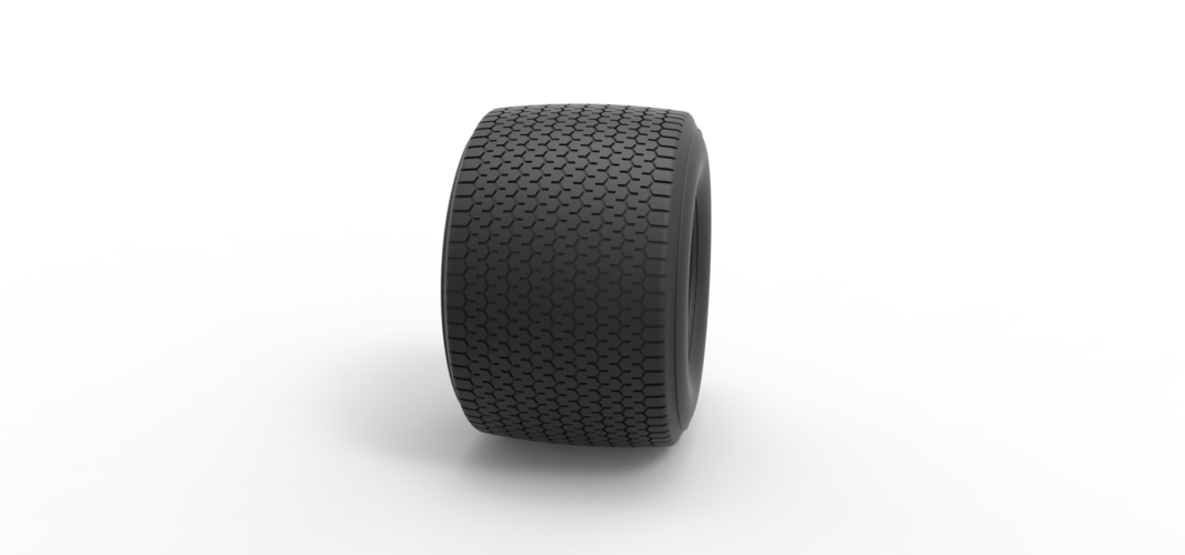 Dirt Sprint racing tire 8 Scale 1:25 3D Print 512154