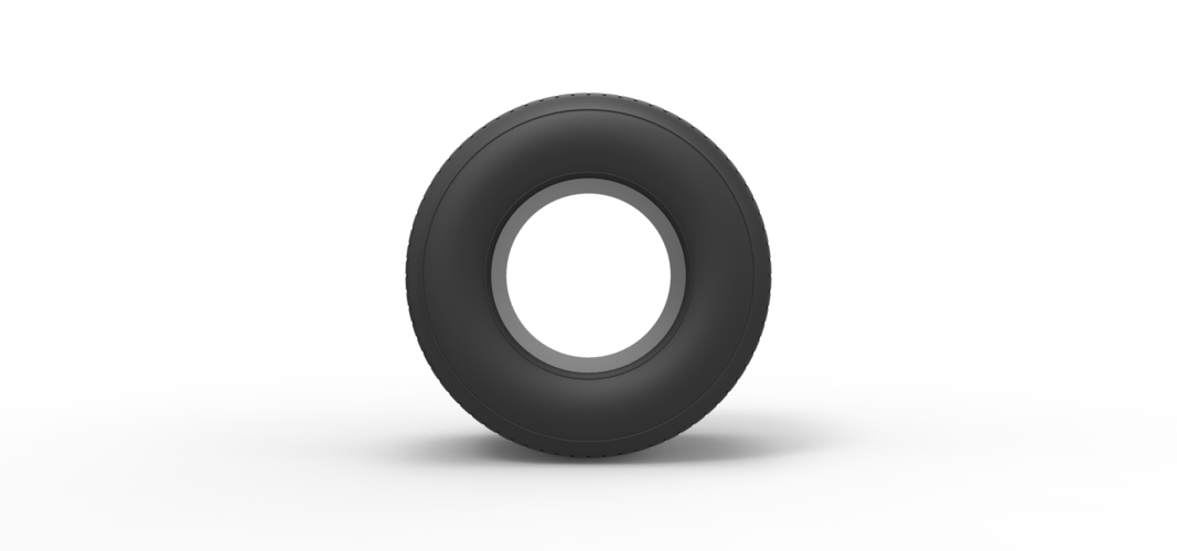 Dirt Sprint racing tire 8 Scale 1:25 3D Print 512156