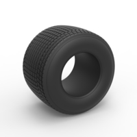 Dirt Sprint racing tire 10 Scale 1:25 - Thumbnail 1