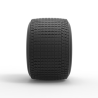 Dirt Sprint racing tire 10 Scale 1:25 - Thumbnail 4