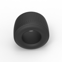 Dirt Sprint racing tire 10 Scale 1:25 - Thumbnail 6