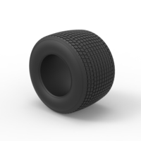 Dirt Sprint racing tire 10 Scale 1:25 - Thumbnail 7